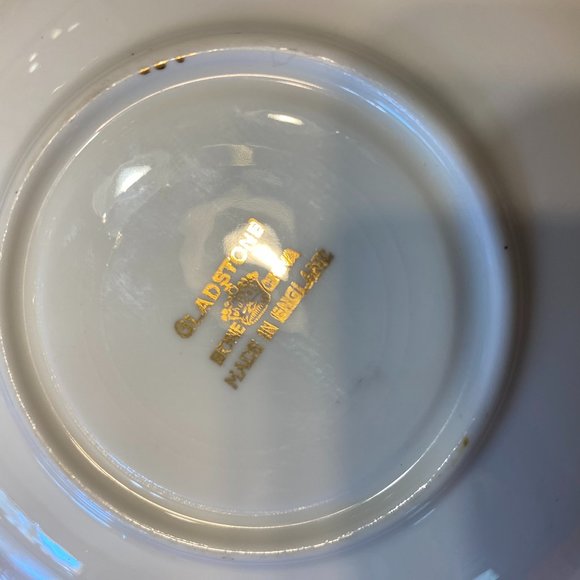 Vintage Gladstone Numbered Bone China Cup and Saucer - Picture 10 of 14